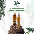 Al Raheem Organics Hair Oil & Hair Toner Combo Pack 🌿