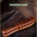 🌿 Wooden Hair Comb – Natural Care for Healthy Hair